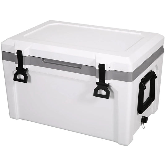 SucceBuy Portable Hard Cooler Fully Insulated Ice Chest For Travel