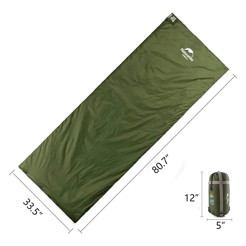 Naturehike Ultralight Envelope Backpacking Sleeping Bag