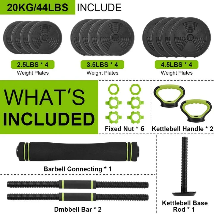 Twister Adjustable Dumbbells Weight Set With Connector For Home Gym