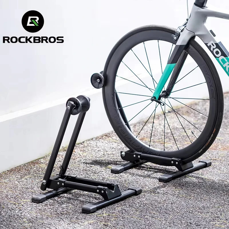 ROCKBROS Steel Indoor Bicycle Parking Stand Floor Storage Rack Support