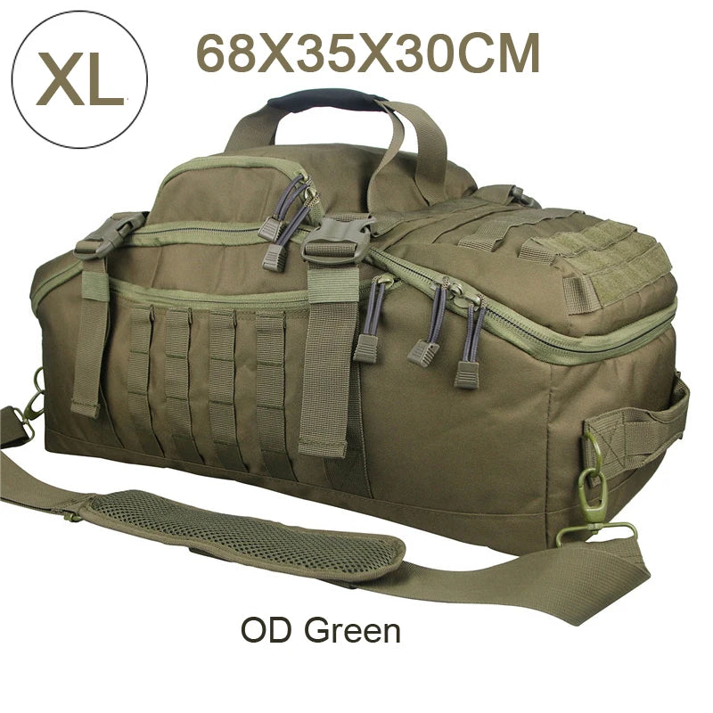 LQARMY Tactical MOLLE Backpack for Hiking Camping Travel and Mountaineering