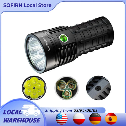 Sofirn Q8 Plus High Power USB Rechargeable LED Flashlight XHP50B