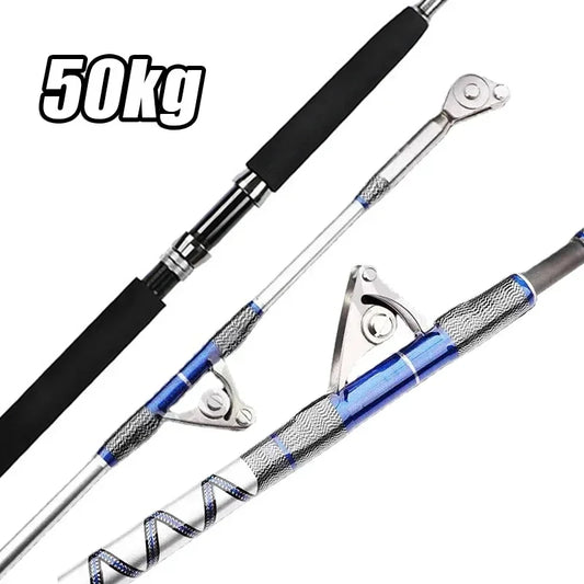 GTOFYU Heavy Duty Deep Sea Tuna Shark Trolling Fishing Rod