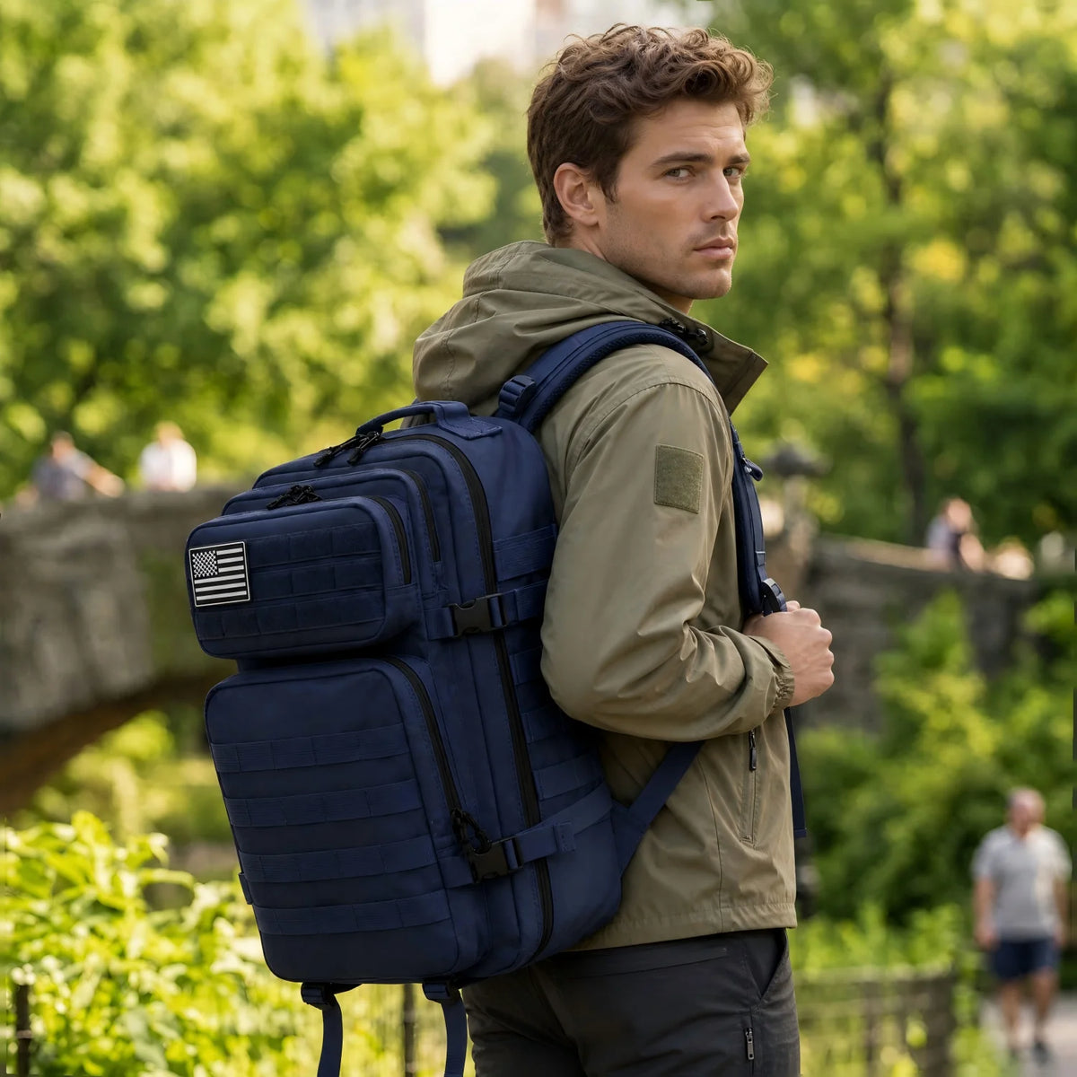 ReFire Gear Durable Tactical Fishing Backpack With Molle Pockets