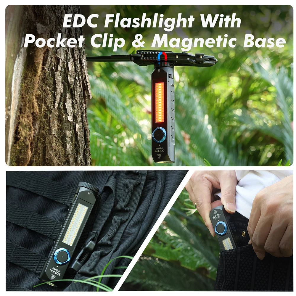 Sofirn IF23 Pro XHP70B LED Flashlight Rechargeable Portable