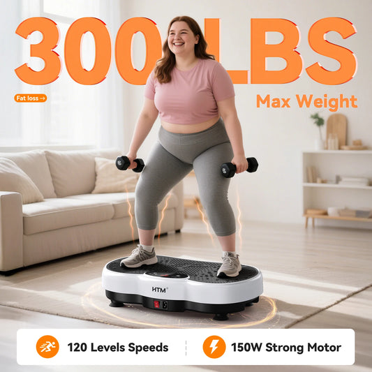 Adjustable Vibration Exercise Plate Machine For Full Body Fitness