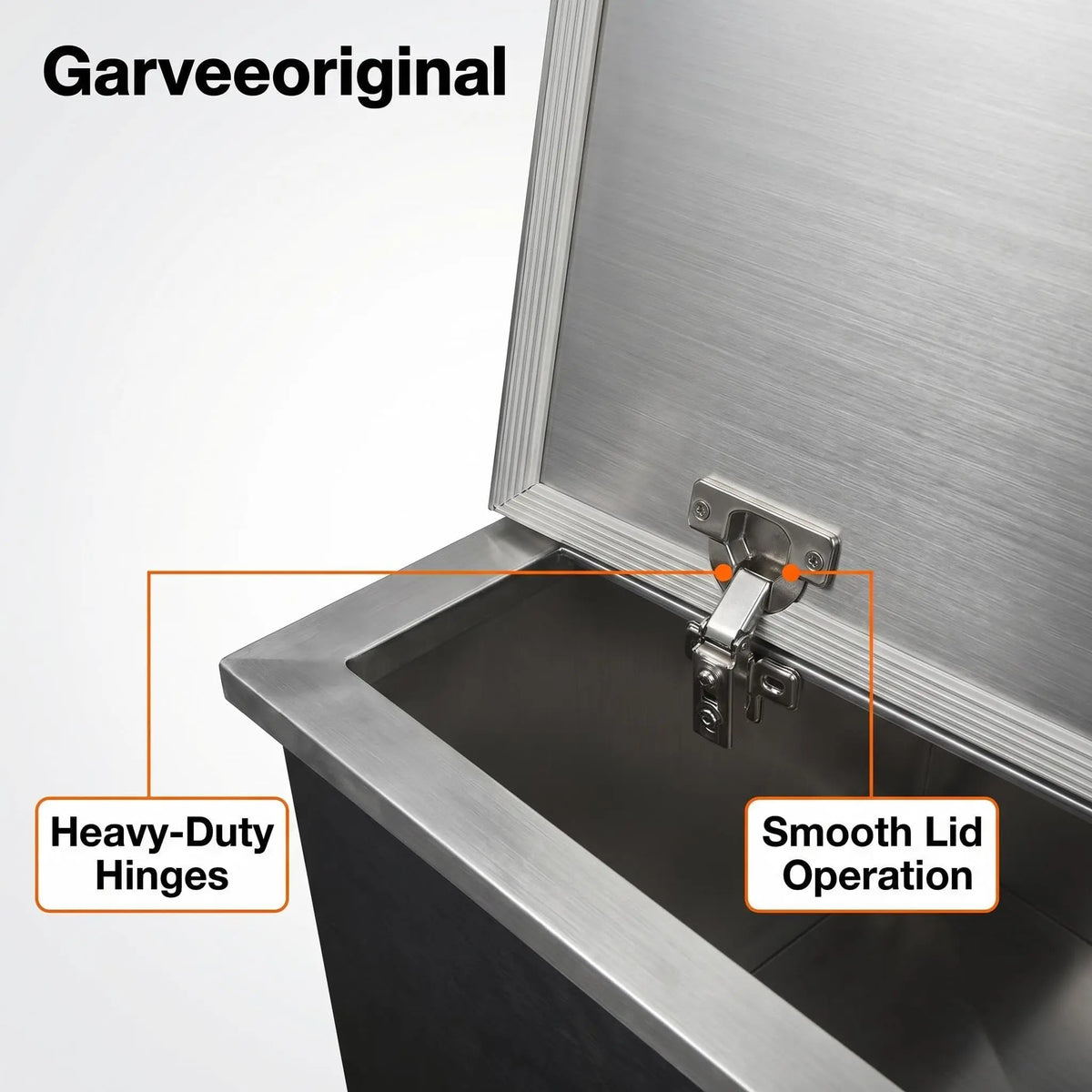 Stainless Steel Built In Ice Chest Cooler With Drain System