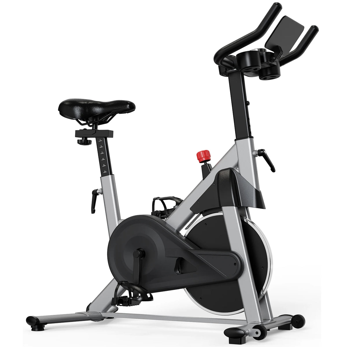 LACUFFY Magnetic Resistance Stationary Exercise Bike for Home Workouts