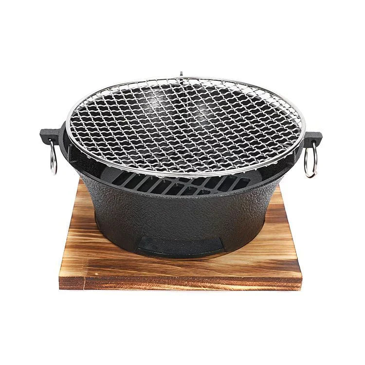 Zoe Cast Iron Outdoor Stove For Charcoal And Alcohol Cooking