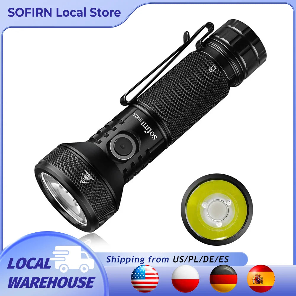 Sofirn IF22A 2100 Lumens USB Rechargeable LED Flashlight