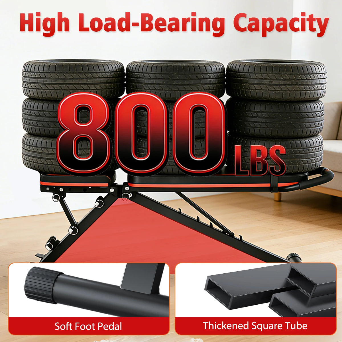 Foldable Multi Functional Dumbbell Bench for Full Body Workouts