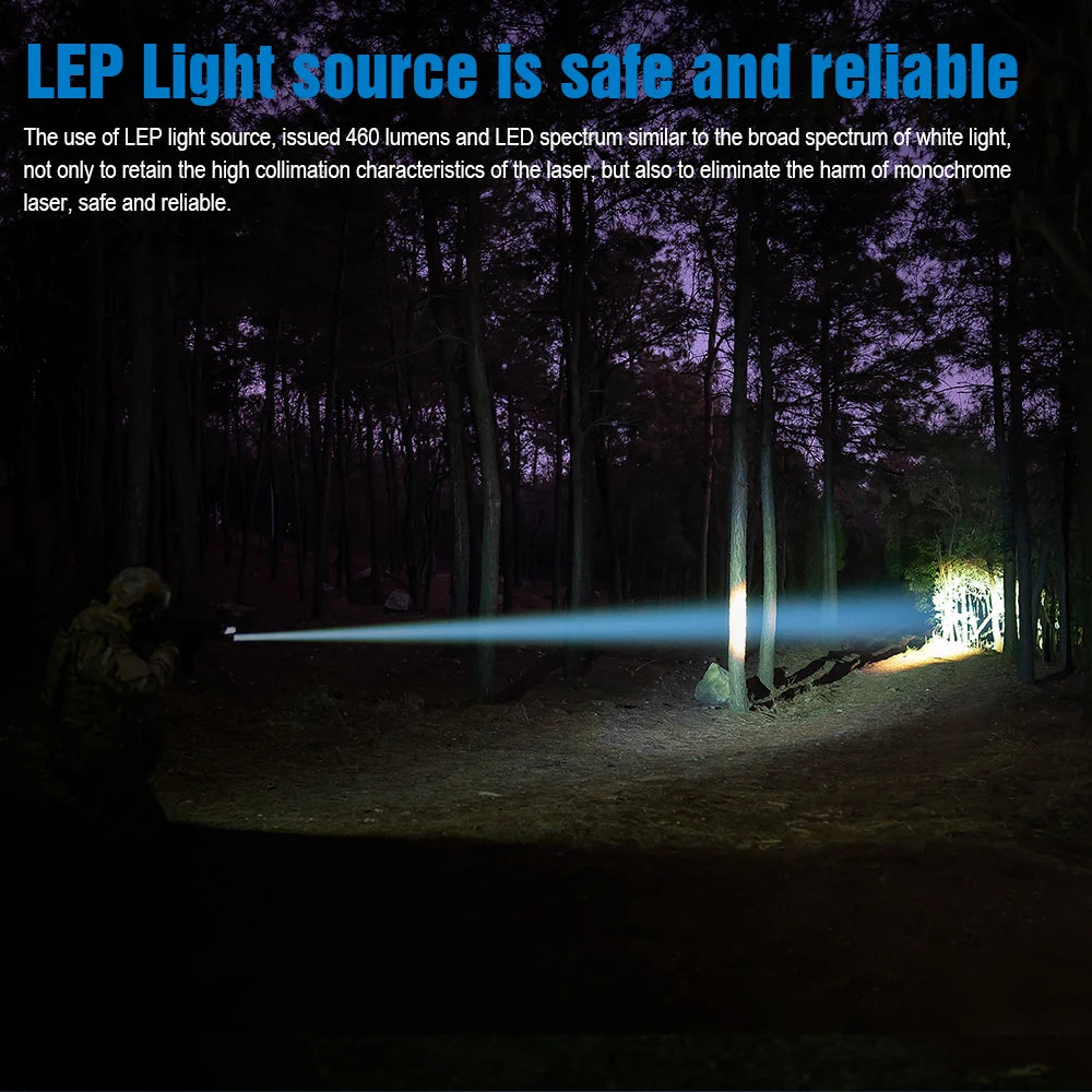 TrustFire T30R Tactical Laser LED Rechargeable Flashlight