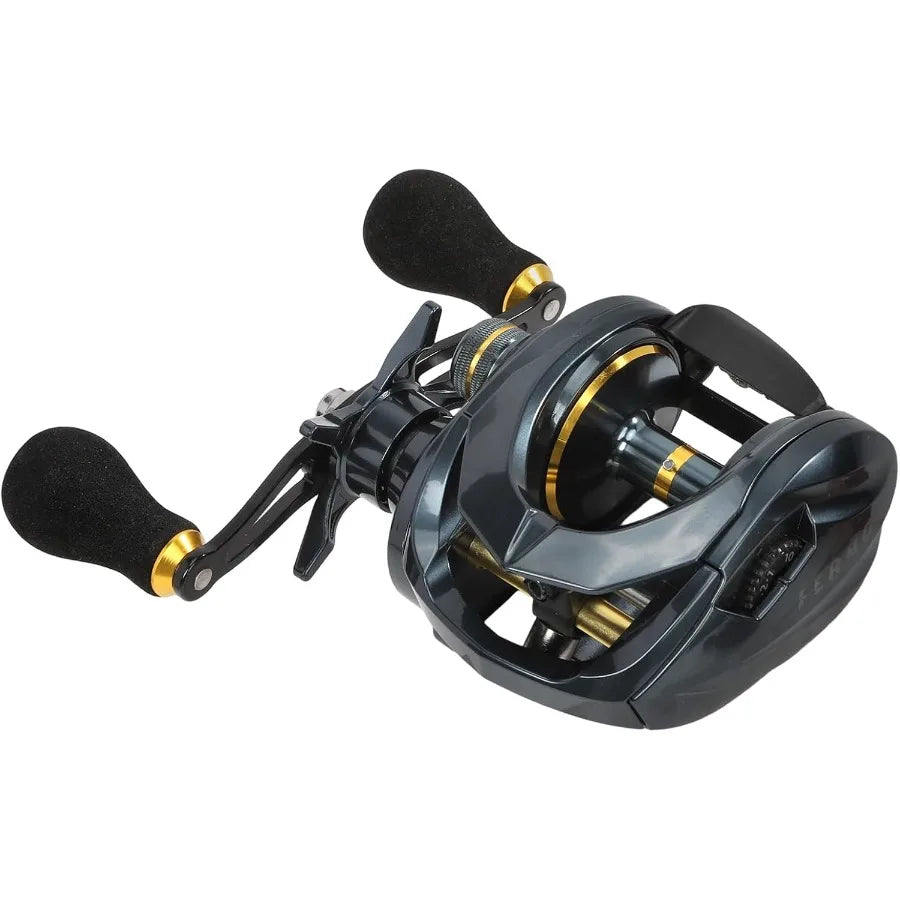 Baitcaster Fishing Reel 6.4 Gear Ratio 33 Lb Max Drag