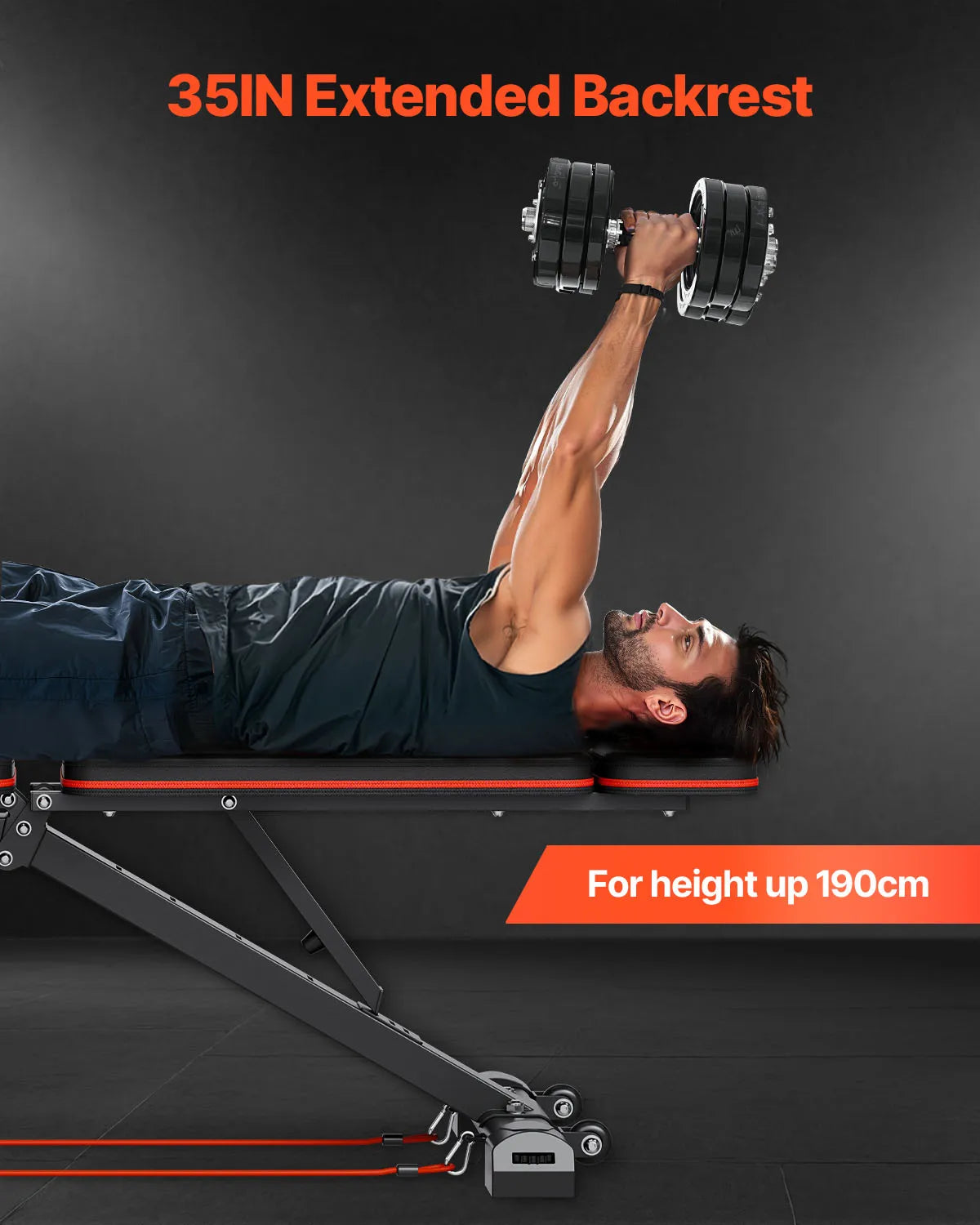 Heavy Duty Adjustable Weight Bench For Strength Training