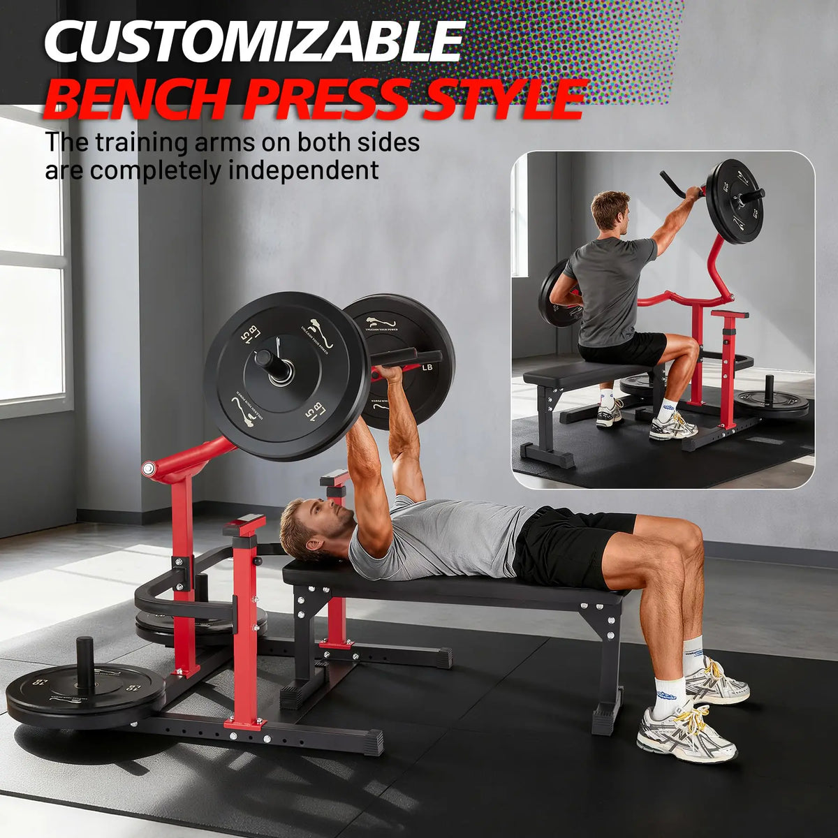 Adjustable Converging Chest Press Machine For Strength Training
