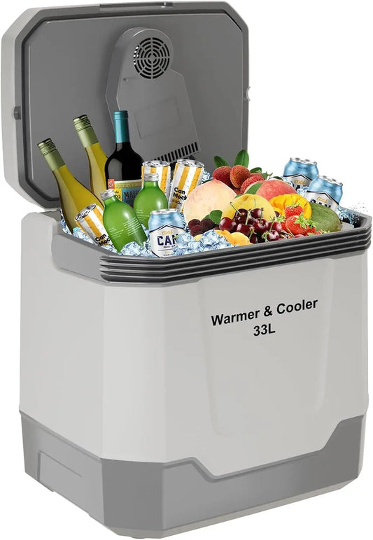 Portable Electric Cooler With Heating Mode For Car Camping