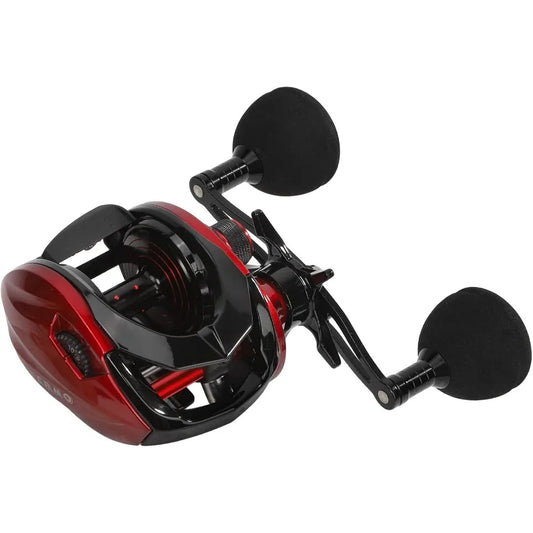 Premium Baitcaster Fishing Reel Featuring Fast Gearing And Strong Drag