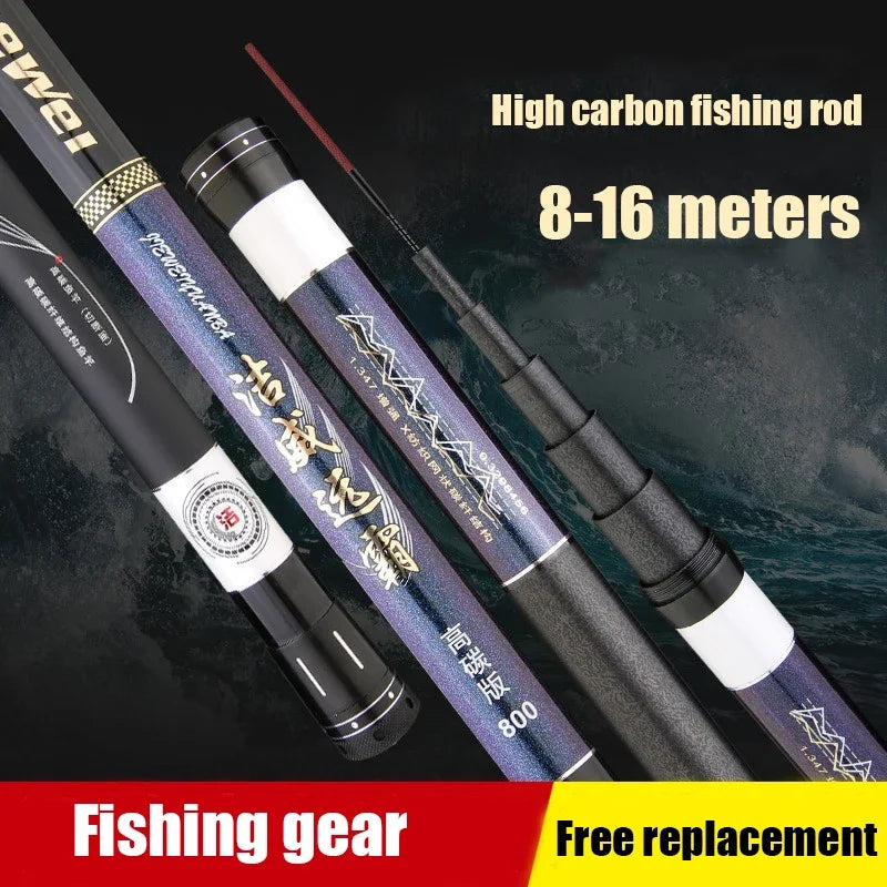 GTOFYU Carbon Fiber Telescopic Fishing Rod for Ocean Fishing