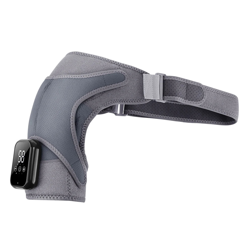 Pastsky Heated Vibration Shoulder Massager Support Belt