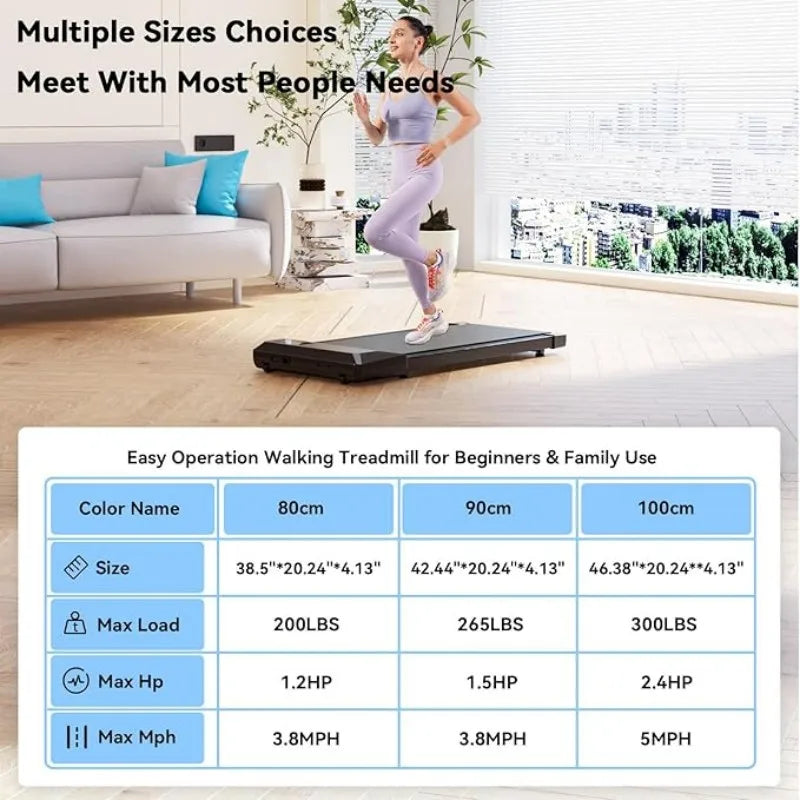 Superun Mini Walking Treadmill With App And Remote Control