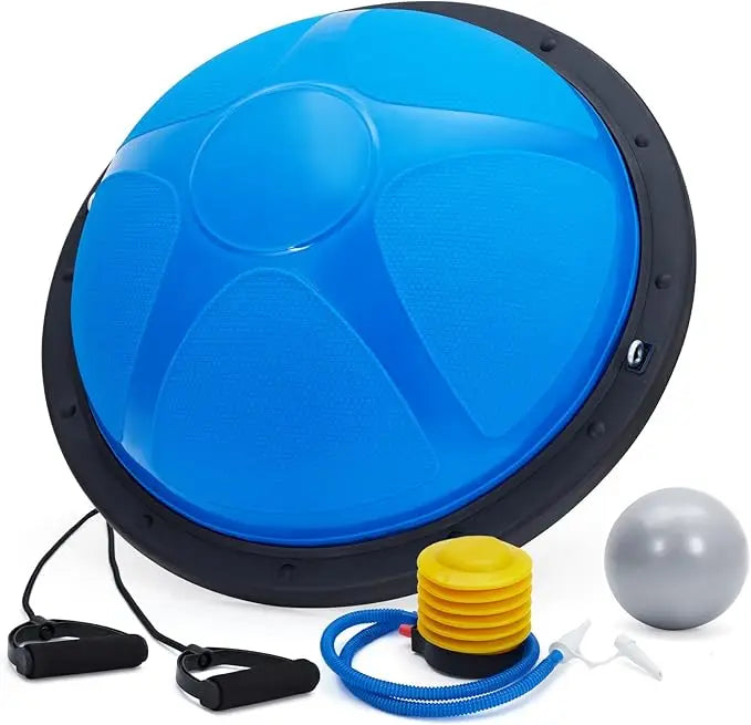 Half Exercise Ball Balance Trainer For Yoga Pilates Fitness