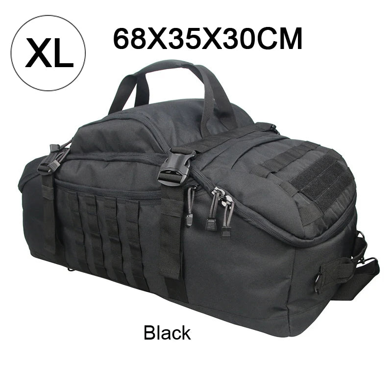 LQARMY Tactical MOLLE Backpack for Hiking Camping Travel and Mountaineering