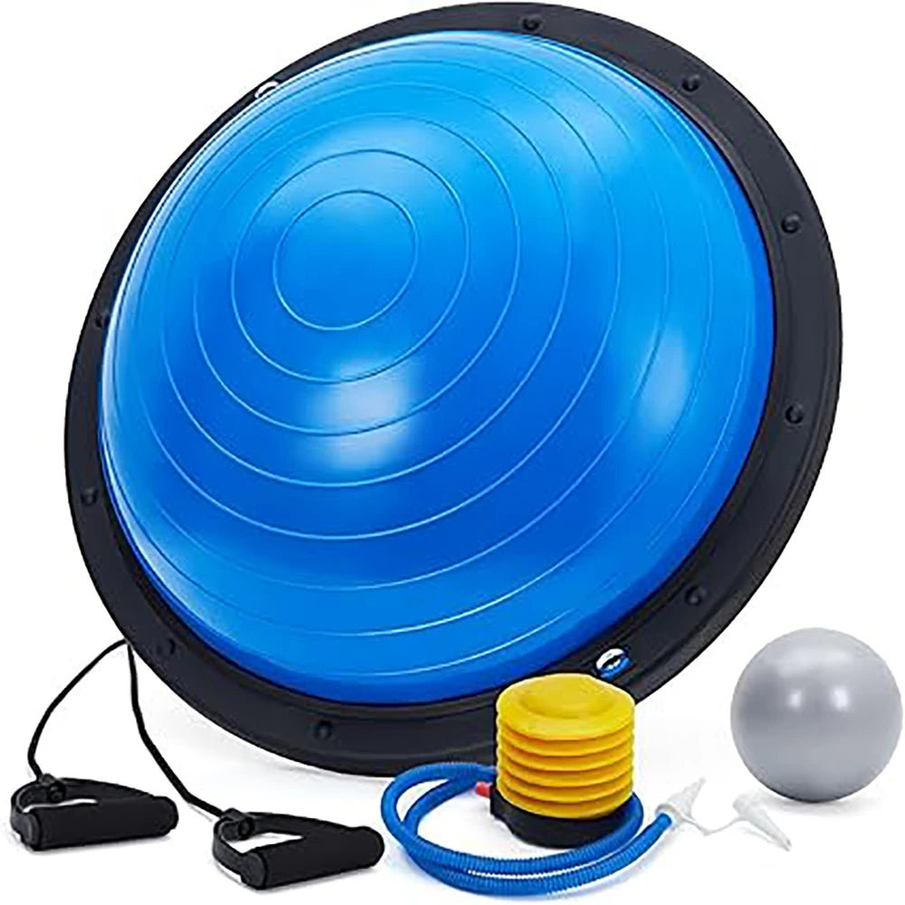 Half Exercise Ball Balance Trainer For Yoga Pilates Fitness
