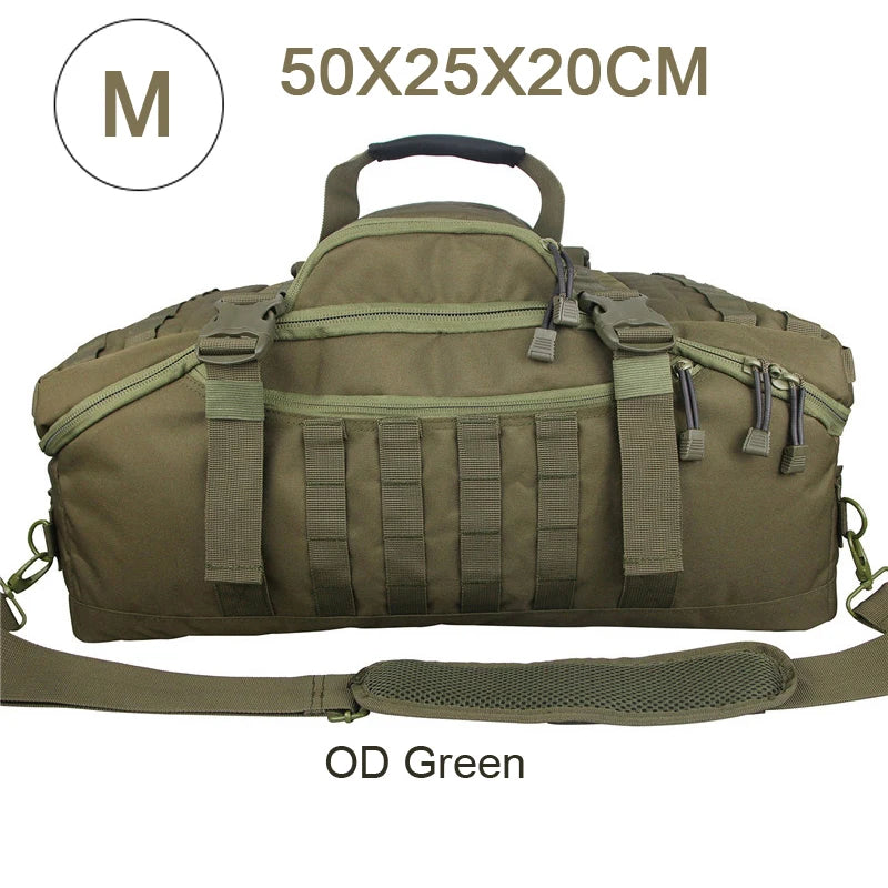 LQARMY Tactical MOLLE Backpack for Hiking Camping Travel and Mountaineering