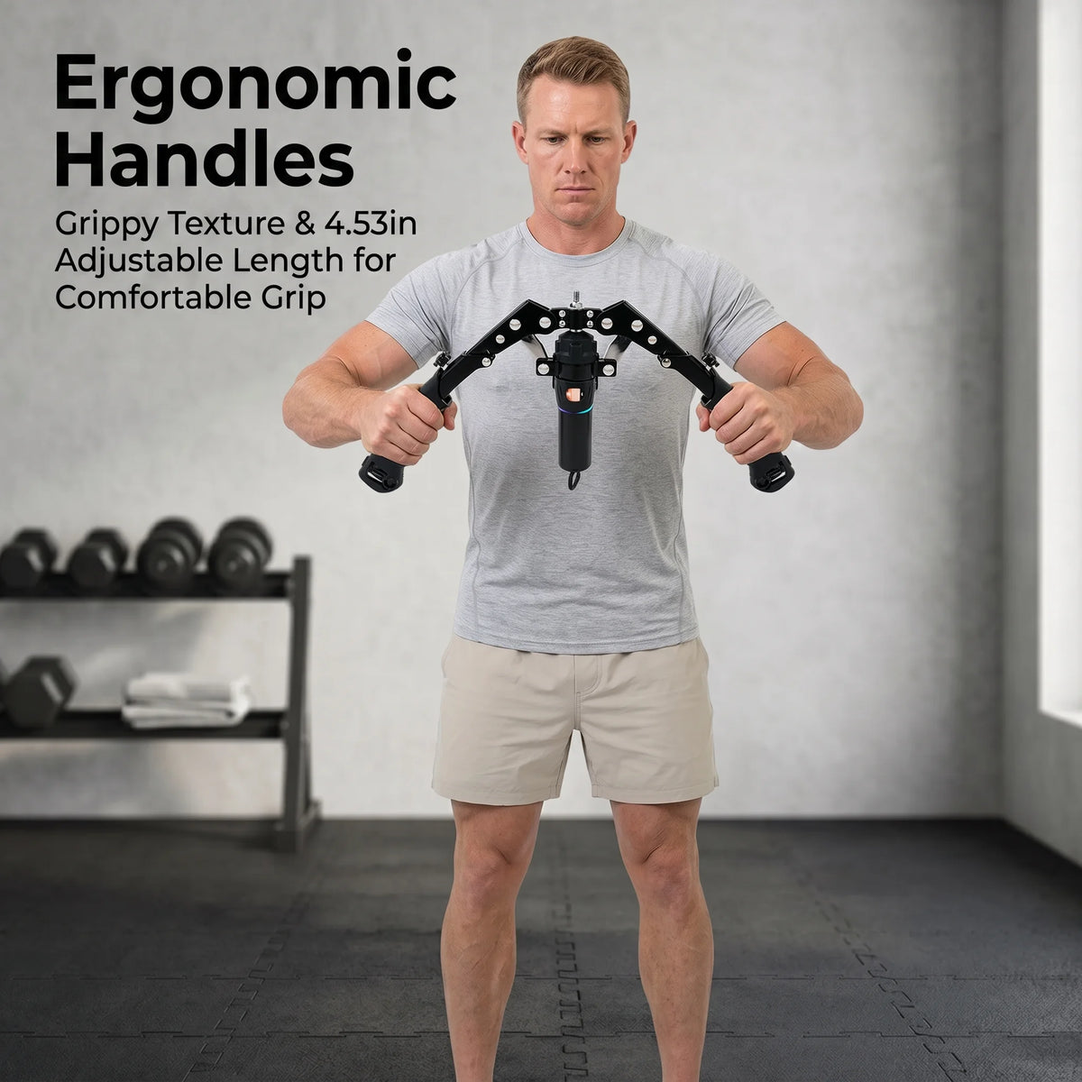 Hydraulic Power Twister Adjustable Chest Expander Upper Body Strength Trainer