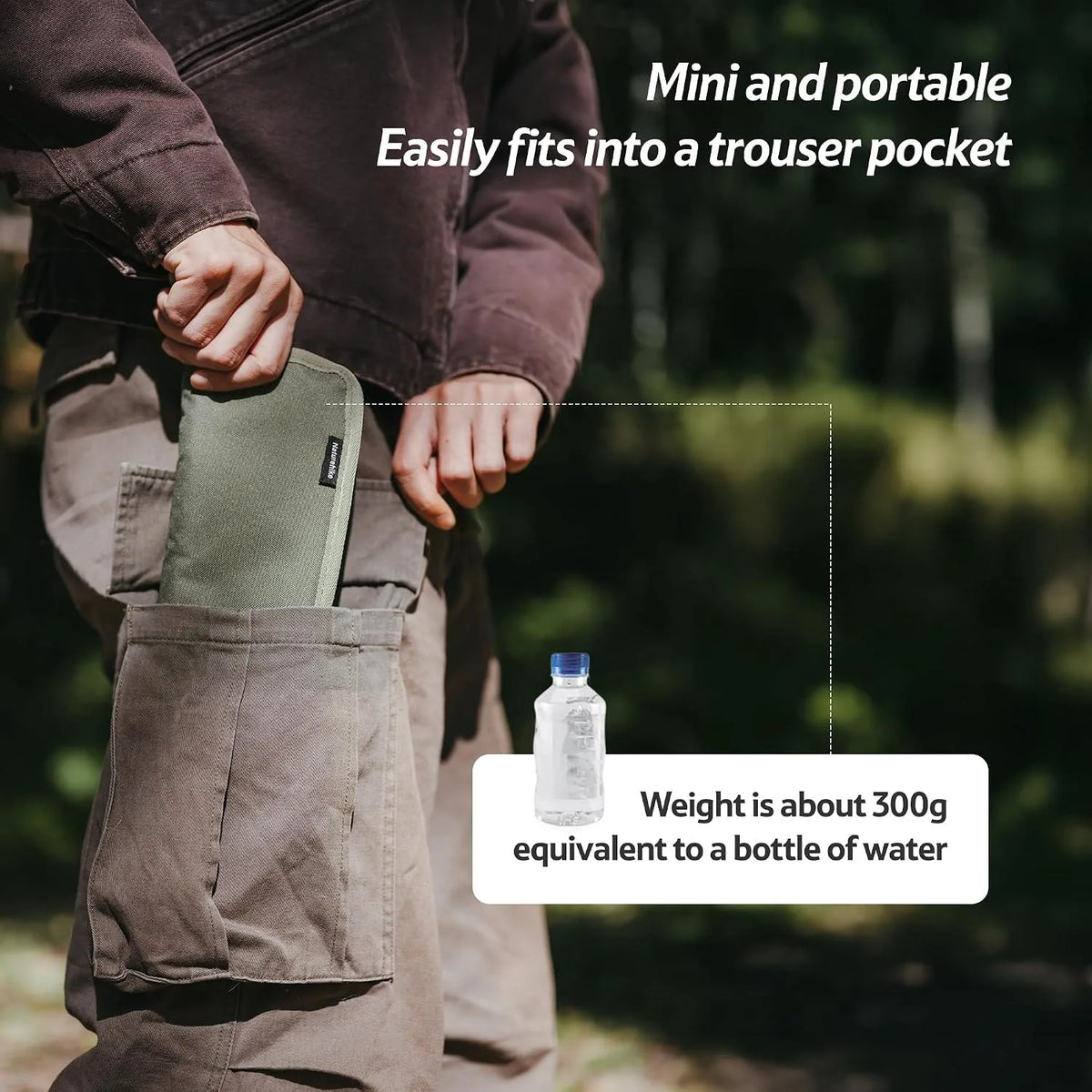 Naturehike Lightweight Foldable Backpack Seat For Outdoors