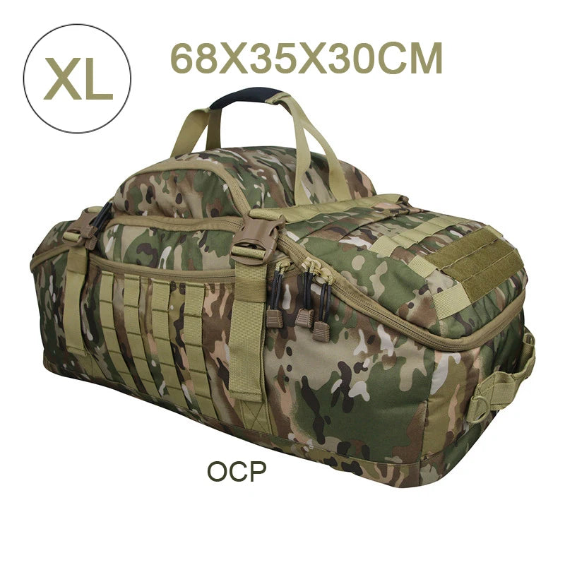 LQARMY Tactical MOLLE Backpack for Hiking Camping Travel and Mountaineering